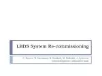 LBDS System Re-commissioning - slide 1