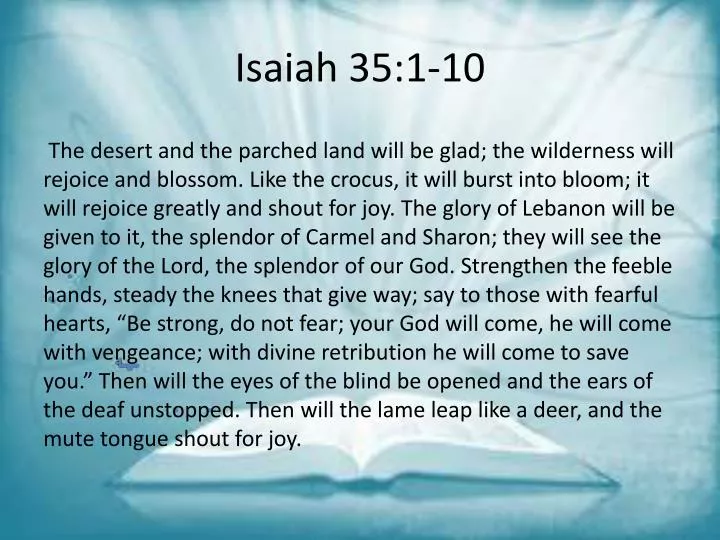 isaiah 35 1 10