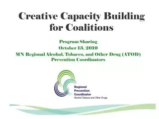 Creative Capacity Building for Coalitions