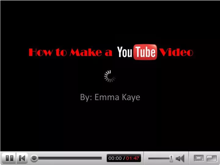 how to make a video
