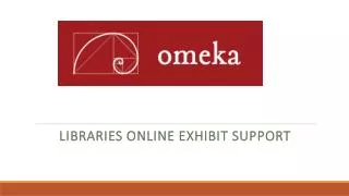 Libraries ONLINE Exhibit support
