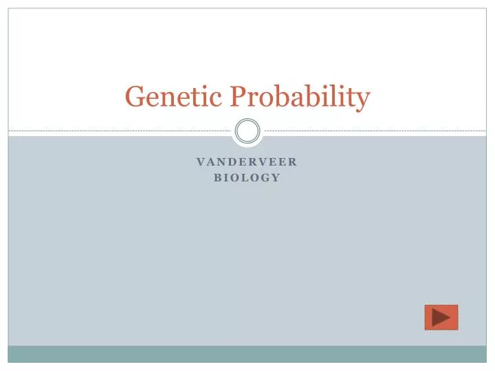 genetic probability