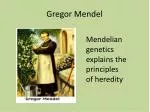 Gregor Mendel - slide 1