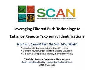 Leveraging Filtered Push Technology to Enhance Remote Taxonomic Identifications