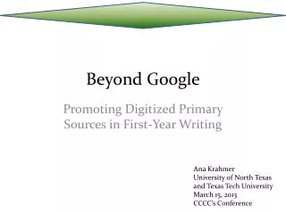 Beyond Google