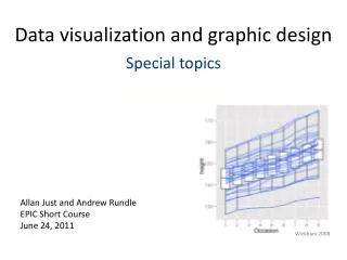 Data visualization and graphic design Special topics