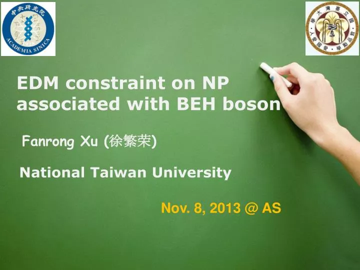 edm constraint on np associated with beh boson