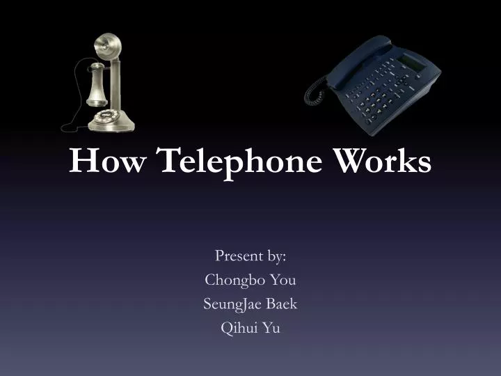 how telephone works