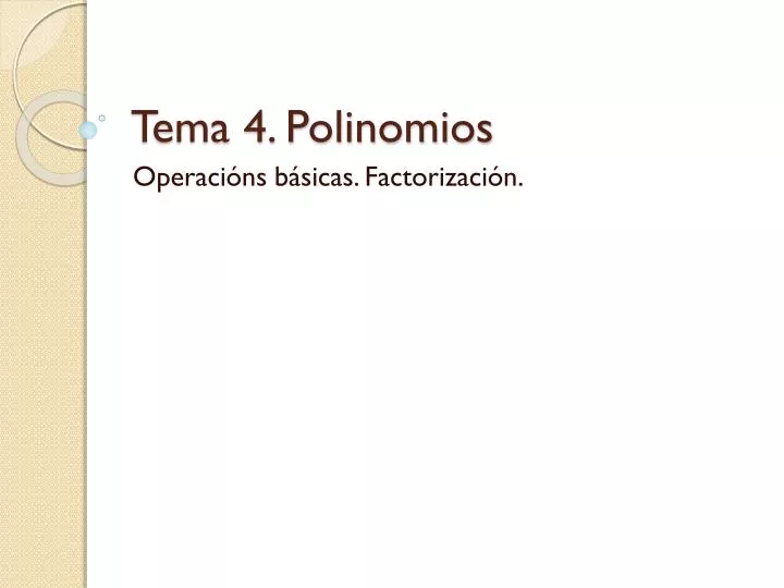 tema 4 polinomios