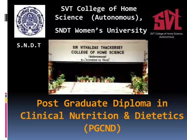 post graduate diploma in clinical nutrition dietetics pgcnd