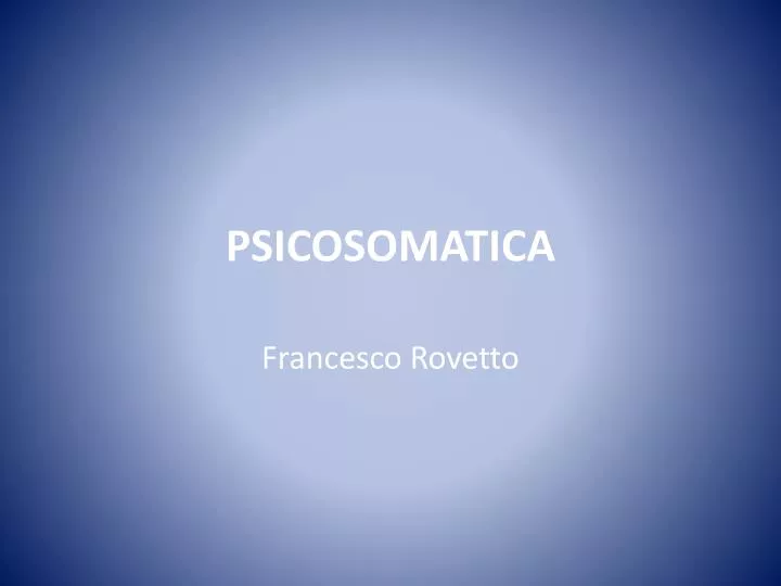 psicosomatica