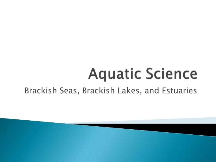 Aquatic Science N 