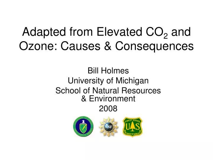 adapted from elevated co 2 and ozone causes consequences