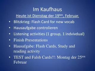 im kaufhaus