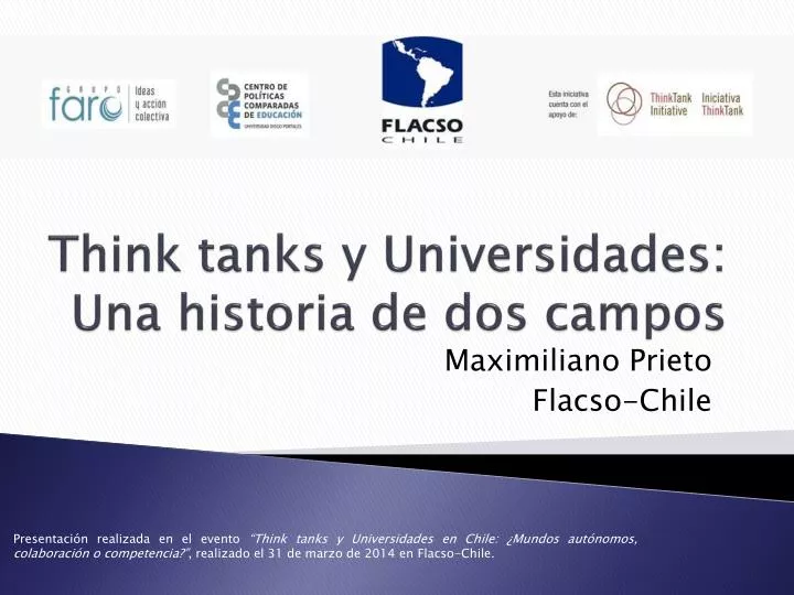 think tanks y universidades una historia de dos campos