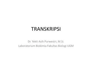 transkripsi
