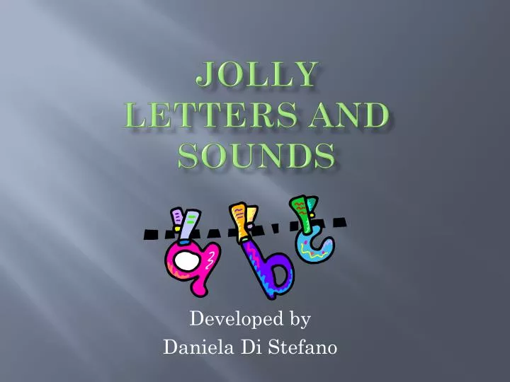 jolly letters and sounds