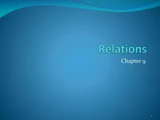 Relations