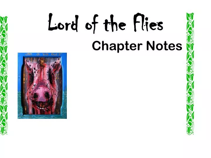 lord of the flies chapter notes
