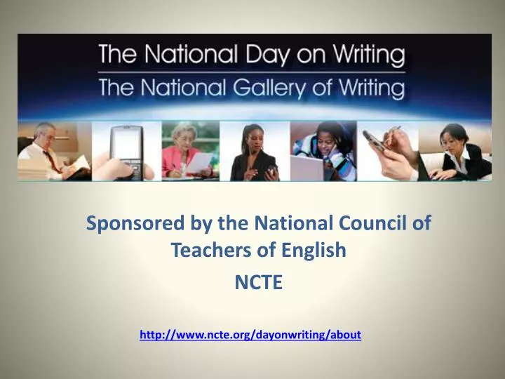 sponsored by the national council of teachers of english ncte