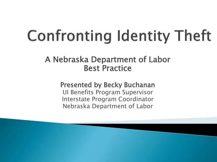 confronting identity theft