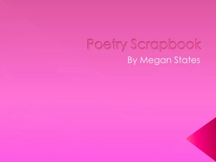 poetry scrapbook