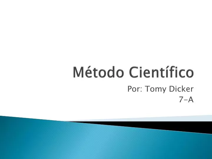 PPT - Método Científico PowerPoint Presentation, Free Download - ID:2226912