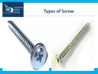 Types of Screw
