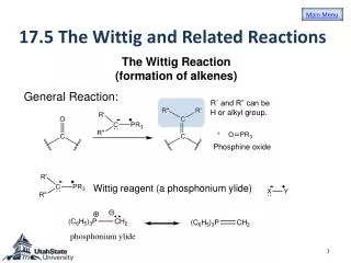 17.5 The Wittig and Related Reactions