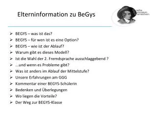 elterninformation zu begys
