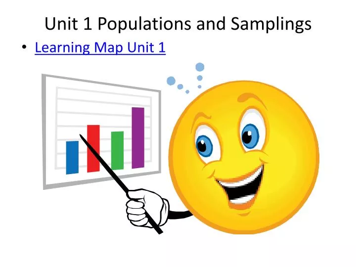 unit 1 populations and samplings