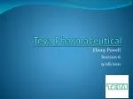 Teva Pharmaceutical - slide 1
