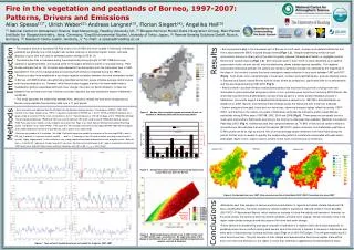 Fire in the vegetation and peatlands of Borneo, 1997-2007: Patterns, Drivers and Emissions