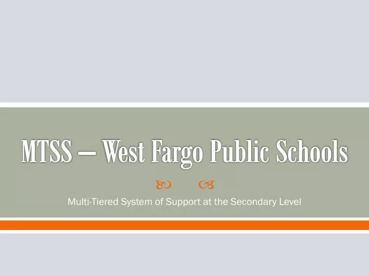 mtss west fargo public schools
