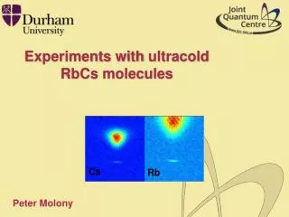 Experiments with ultracold RbCs molecules