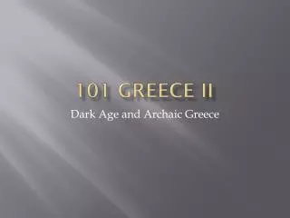 101 Greece II