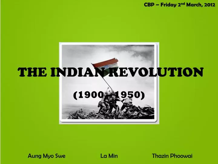 the indian revolution