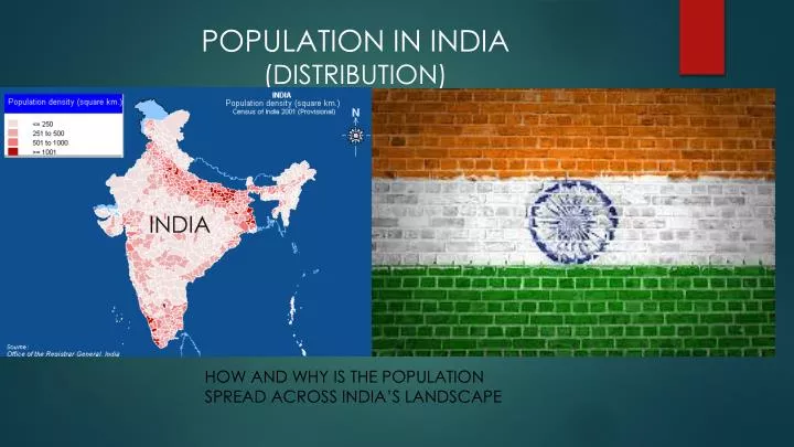 how and why is the population spread across india s landscape