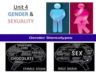 Unit 4 GENDER &amp; SEXUALITY