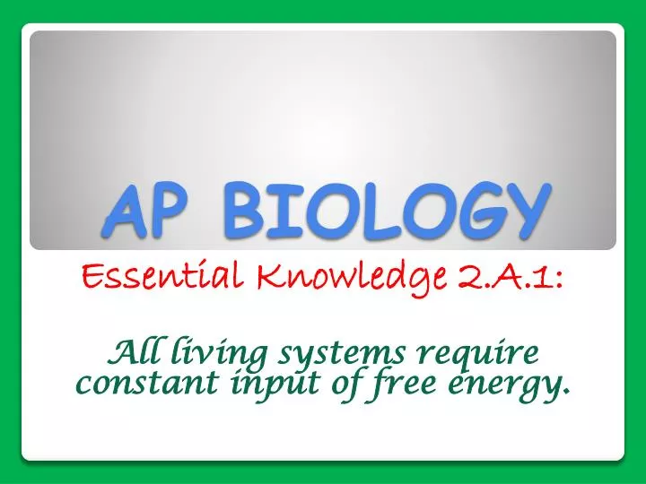 ap biology