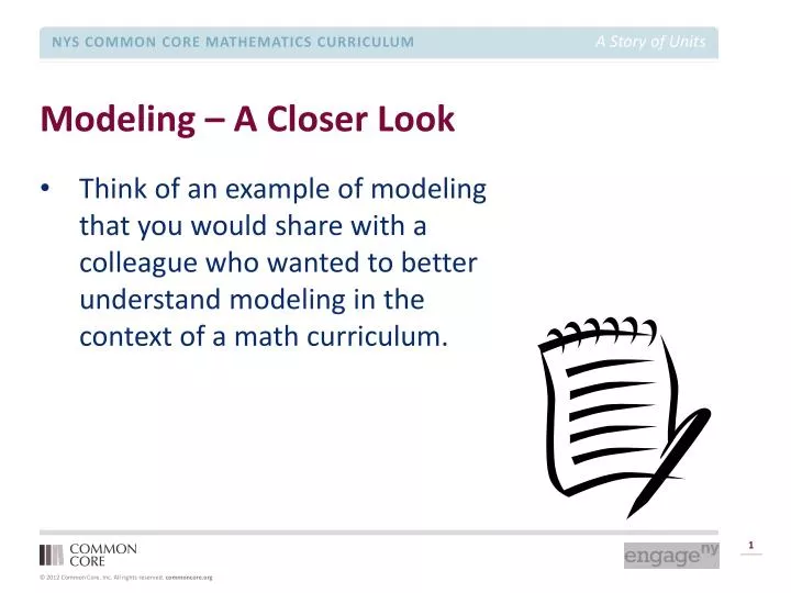 modeling a closer look