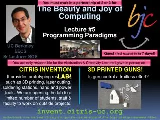 Citris invention lab!