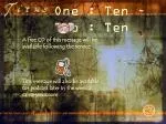 One : Ten – Two : Ten - slide 1