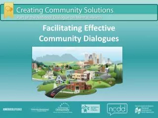 Facilitating Effective Community Dialogues