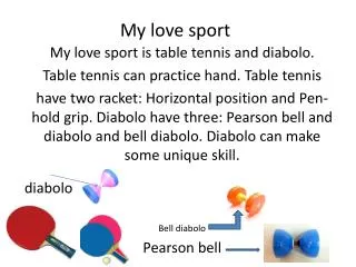 My love sport
