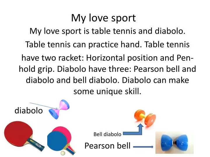 my love sport