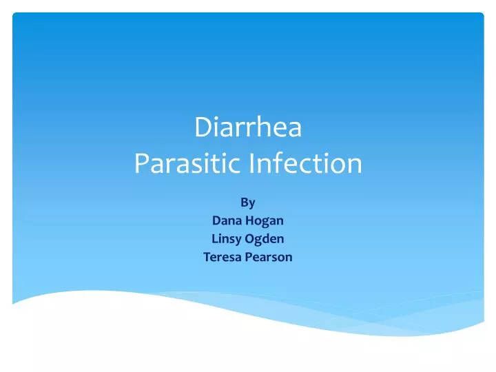 diarrhea p arasitic infection