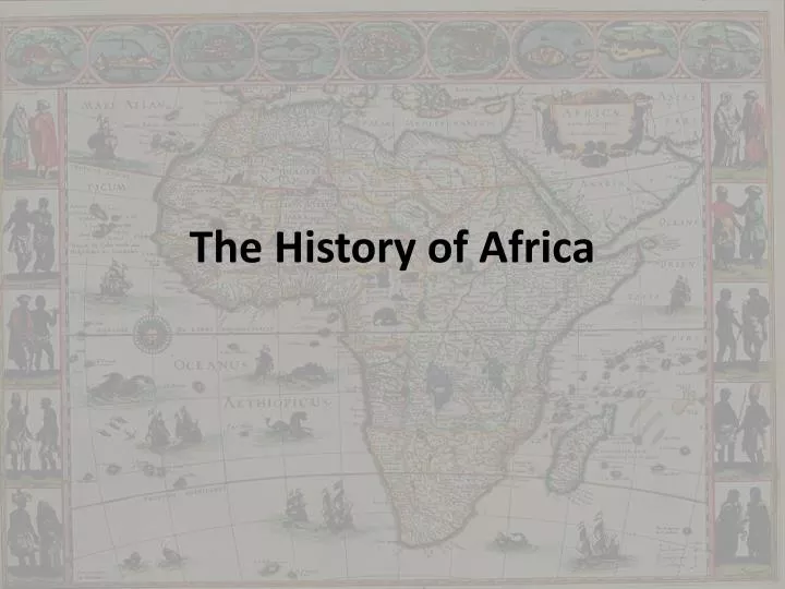 the history of africa