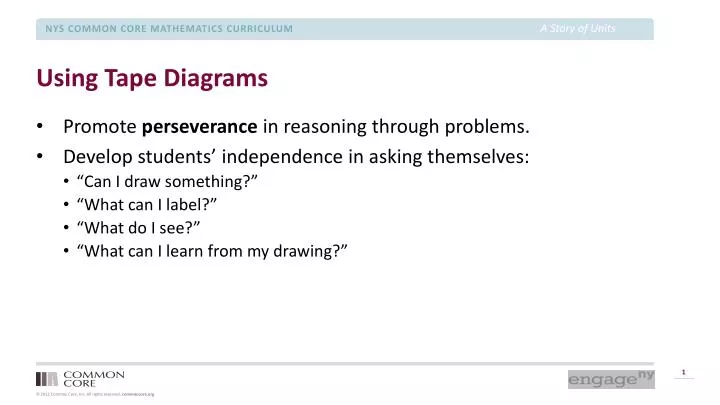 using tape diagrams