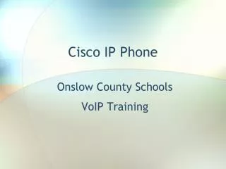 Cisco IP Phone